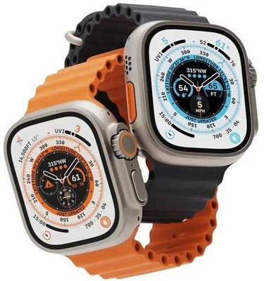 VDTECH T800 Ultra Smart Watch Series 8 ORANGE522 Smartwatch(ORANGE Strap, 45)