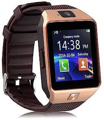 plaction bluetooth calling dz09 smaty watch_unisex Smartwatch(Black Strap, free)