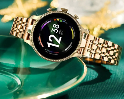 EVAAENTERPRISES evaaenterprisess gen9 smartwatch suitable for woman A54 5G Smartwatch(gold Strap, 10)