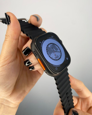 Onikuma T800 Ultra Smart Watch Series 8 BLACK:-MAX.01 Smartwatch(BLACK Strap, FREESIZE)