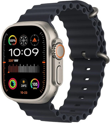 ModishOmbre Amoled T800 Ultra Watch Many Features Plus Bluetooth Calling Music Play Stylish Smartwatch(Black Strap, 1.99 Inch Sunlight proof Big Display)