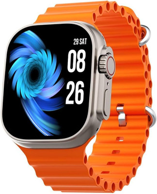 Vinita Enterprises New S8 ULTRA 4G Smart Watch T800 Ultra Smartwatch(Orange Strap, Free Size)