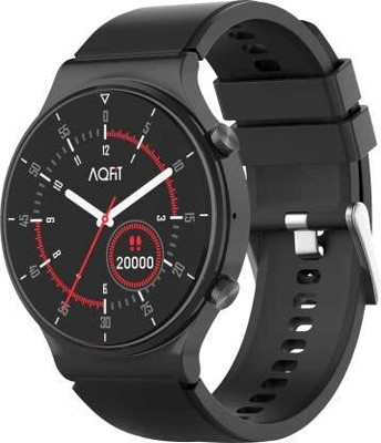 ATEVON W9 Bluetooth Calling Smartwatch Smartwatch(Black Strap, 1.99 Inch)