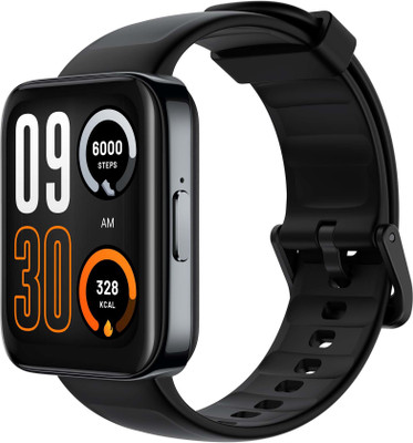 realme Watch 3 Pro 1.78″ AMOLED 368 x 448p Hi-res Smart AOD with BT Calling & GPS Smartwatch (Black Strap, Free Size)