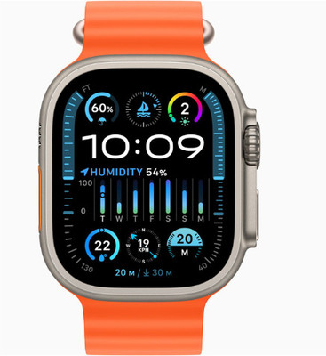 KROPP Ultra Series 8 Smartwatch(Orange Strap, Free Size)