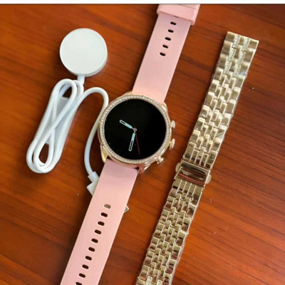 AIElectro GEN 9 Smartwatch(Pink, Golden Strap, free size)