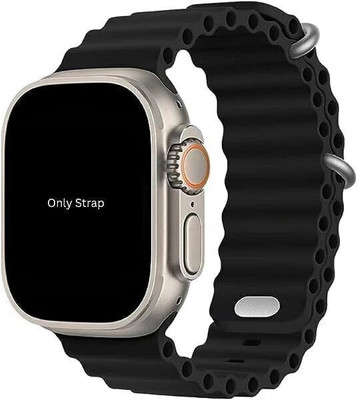 DINESH W10 ultra SmartWatch With BT Calling and Answer Full Touch Fitness Smartwatch(Black Strap, Free Size)