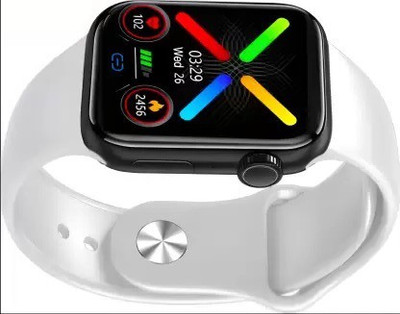 NKL Smartwatch Stylish Men Crown Working Series 7 Bluetooth Calling Value For Money Smartwatch(White Strap, FREE)