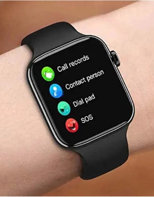 DMtRADERS T500 Smart Watch With Call Function And WhatsApp and facebook Smartwatch Smartwatch(BLACK Strap, FREE SIZE)