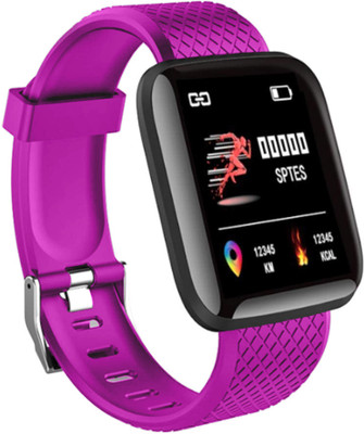 TXOR STORM M5 With Heart Rate, SPO2 & BP Monitor 35 mm Screen Smartwatch(Purple Strap, 35 mm)