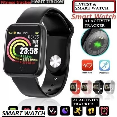 Clonezo MAX_D20 MULTI SPORTS HEART RATE smart watch for men Smartwatch(Black Strap, FREE SIZE)