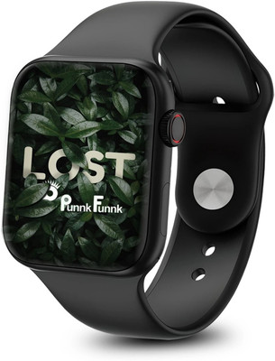 PunnkFunnk T55 Double Pair Strap Bluetooth Calling Touch Watch with Music Smartwatch(Black Strap, Free Size)