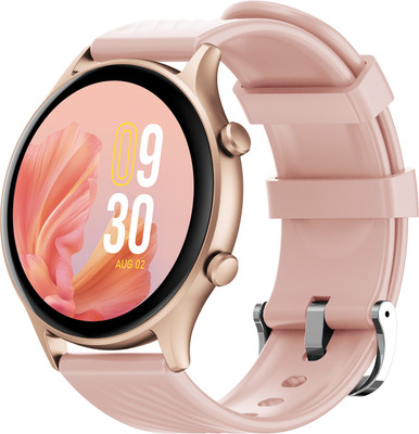 Fire-Boltt Legend Bluetooth Calling with 35.3mm (1.39) Round Dial, Dual Button Technology Smartwatch(Pink Strap, Free Size)