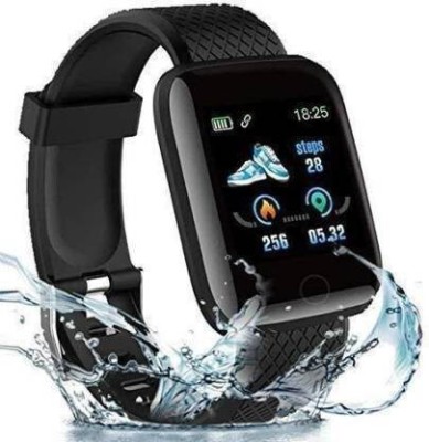 VIGIL ID116 Smartwatch(Black Strap, FREE SIZE)