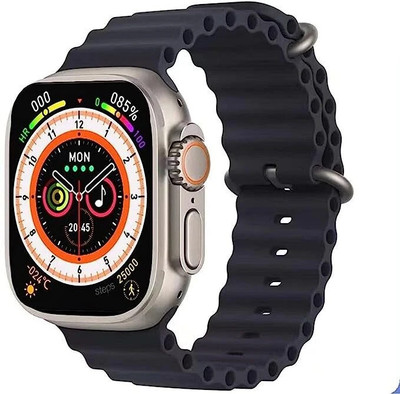 Anil Enterprises Ultra series T800 Bluetooth Calling with Wireless Charging,3 Sports Mode, Smartwatch(Black Strap, Free Size)