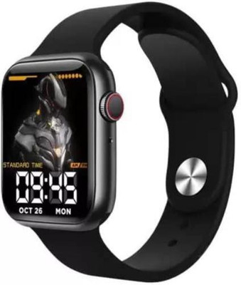 Roods New T500 Ultra Smartwatch With Bluetooth Calling & Additional Features Smartwatch(Black Strap, Free Size)