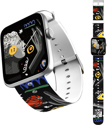 Lifelong Muse Smart Watch with BT Calling|1.91' Display|AI Voice Assistant Smartwatch(Multicolor Strap, Free Additional Strap)