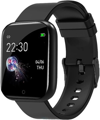 GUGGU EPN_189C_ID116 Smart band compatiable with all Smartphones Smartwatch(Black Strap, Free Size)