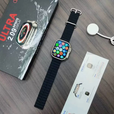 AuraTech T10 ultra2 with silicon strap wireless charging Bluetooth calling and game Smartwatch(multicolored Strap, free size)