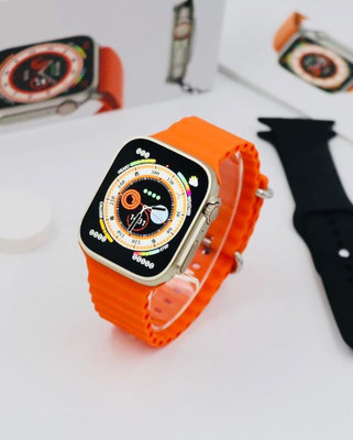 Veu T800 Ultra Smart Watch Series 8 ORANGE522 Smartwatch(ORANGE Strap, FREESIZE)