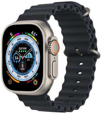 wipix T800 Ultra watch for men smartwatch new Bluetooth Calling KU75 Smartwatch(BLACK Strap, Free Size)