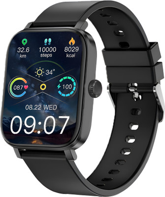 GameSir H9 Black-A1 Full Screen Touch Watch Specially Made for Girl & Women Smartwatch(Black Strap, 2.01 Inch Full Screen Display)
