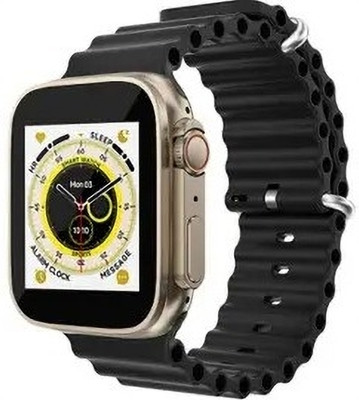 ROCK TOUCH S8 ULTRA Watch with Advanced Bluetooth Calling, ocean strap Smartwatch(Black Strap, Free)
