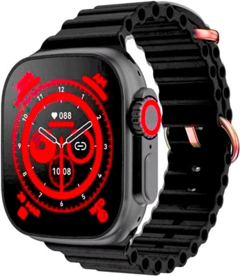 zdea T800 Ultra Smartwatch(Black Strap, Free Size)