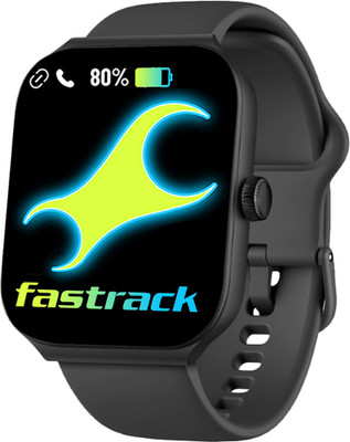 Fastrack Revoltt FS1 Max|Biggest 1.95” UltraVU Curve Display|BT Calling|100+ Multisports Smartwatch (Black Strap, Free Size) For Rs. 1399 @ 72 %
