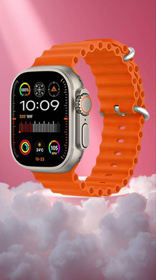 PROBMX T800 ULTRA SMARTWATCH Smartwatch(ORANGE Strap, 1.99)