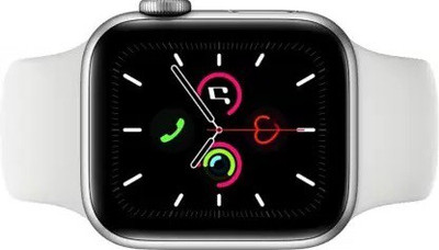 NKL Smartwatch Stylish Men Crown Working Series 7 Bluetooth Calling Value For Money Smartwatch(White Strap, FREE)