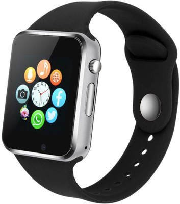 Longan A1 Smart Watch - Mini Phone - Support Memory Card / SIM / Voice Calling / Camera Smartwatch(Black Strap, Free Size)