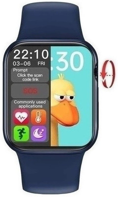SuviTime Premium Technology Updated W26 Plus Smartwatch(Navy Blue Strap, Free Size)