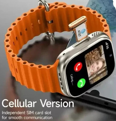STAR T10 Orange Smartwatch No Sim Smartwatch(Orange Strap, Free Size)