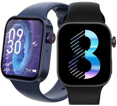 ASAAN TRADERS I8 PRO MAX Smartwatch(Black Strap, FOR ALL)