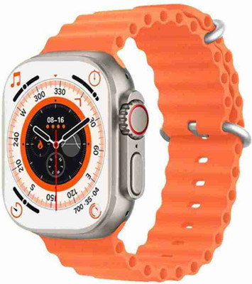 AOKO T800 Ultra Smartwatch(Orange Strap, Free)