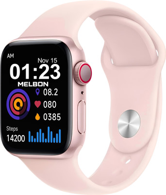 Melbon TimeNova Smartwatch with Bluetooth Calling, Fitness Tracker, SpO2, AI Voice Smartwatch(PinkX Strap, 2.01 Free size “Stay Connected, Stay Fit – TimeNova Has It All!”)