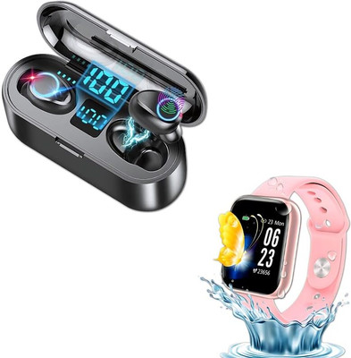 Elevea Touchscreen Bluetooth Smartwatch with Blood Pressure Tracking 15 YEARS WARRANTY Smartwatch(Pink Strap, M)