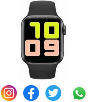 MindsArt T500 M.I Watch With Bluetooth Connectivity Functions Smartwatch(Black Strap, Free)