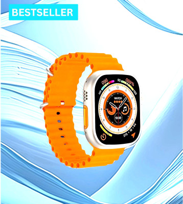 Kartmaq T800 Ultra ( smartwatch ) (Ultra Watch For Men & Women )_Orange OK71 Smartwatch(Orange Strap, Free)