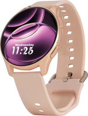 Wrixty Active2 Silicone Smart Watch: Bluetooth 5.0 and Health Tracking Smartwatch(Pink Strap, Free Size)