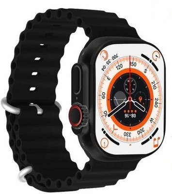 Ephemeral New T800 Ultra Watch with Advanced Bluetooth Calling, ocean strap carbon black Smartwatch(Carbon Black Strap, Free)