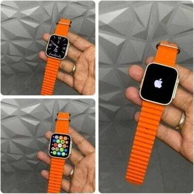 Vinayak SHRIVALI Smartwatch(orange Strap, FREE SIZE)