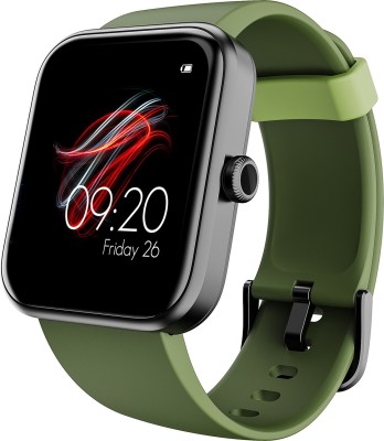 boAt Wave Select with 1.69" HD Display, upto 10 Days Battery, HR & SpO2 Monitoring Smartwatch(Green Strap, Free Size)