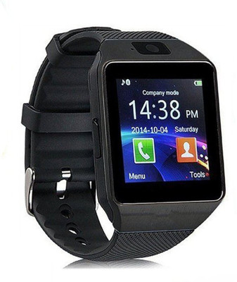 Wifton DZ09 Smartwatch Watch Phone Smartwatch(Black Strap, Regular)