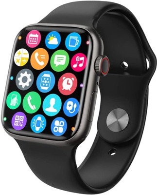 SYARA A111_T55 Smart Watch with Bluetooth Calling Heart Rate Monitor Fitness Smartwatch(Black Strap, Free Size)