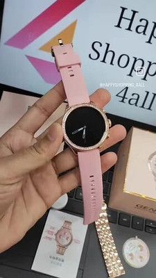 EVAAENTERPRISES Stylish Gen-9 Women Watch Smartwatch(Gold Strap, 10)