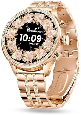 WristHive WristHive Gen 9 Diamond Strap With Soft Strap HD Display 2 Straps Smartwatch(Pink Strap, Standard (2.01-inch display))