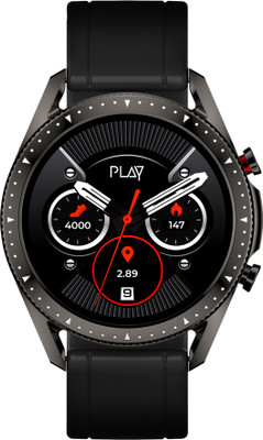 PLAYFIT Dial 2 With 13” HD Display, Bluetooth Calling Smartwatch (Black Strap, Free Size) For Rs. 1299 @ 74% off