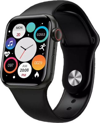 FUK Bluetooth Calling, Touchscreen, SpO2, Heart Rate For Men Women Boys & Girls Smartwatch(Black Strap, FREE SIZE)